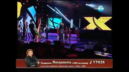 Людмила Йовчева изпълнява Панаири на Лили Иванова - X Factor /live/ (10.10.2013)