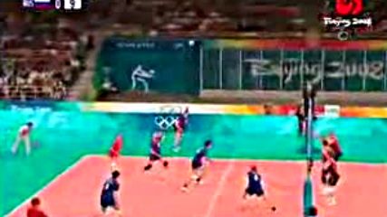 Олимпийские игры 2008 volleyball Russia-usa