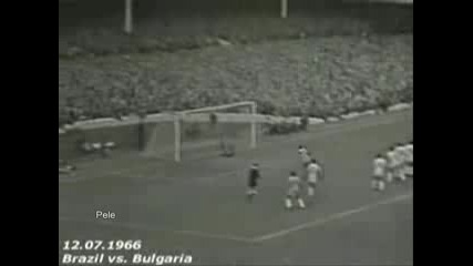 Pele and Garrincha vs Bulgaria - World Cup 1966
