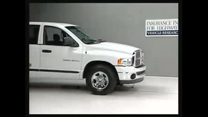 2002 Dodge Ram 1500 ( 5 M.p.h ) Front into Flat Barrier Iihs 