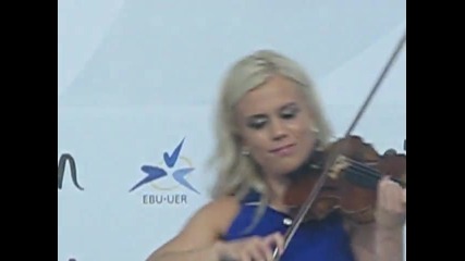 Greta Salome playing violine in Eurovision 2012