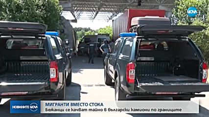 Мигранти се качват тайно в български камиони по границите