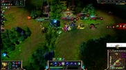 League Of Legends-cassiopeia Quadra Kill (almost penta)