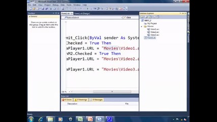 Visual Basic 2010 Express Tutorial 7 - Playing Movies With Windows Media Player