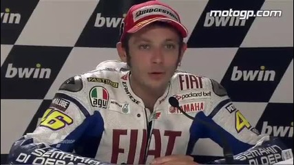 Rossi interview after the Spanish Gp 