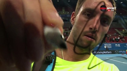 Усмивки и автографи от Троицки на DIEMA XTRA SOFIA OPEN