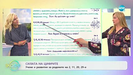 Нумерологична прогноза за септември - Смях, флиртове и желание за купони - „На кафе” (07.09.2021)