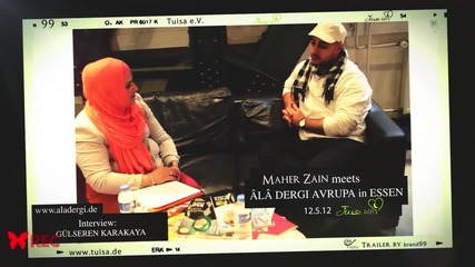 Maher Zain meets Ala magazine in Essen - Tuisa e.v.charity Event 12.5.12