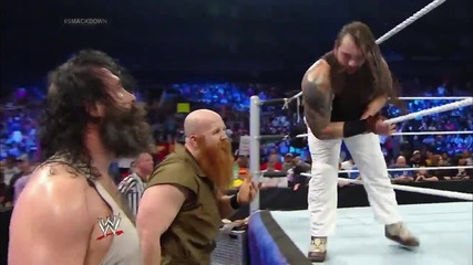 Шеймъс и Братя Усо с-щу Семейство Уаят-smackdown 02.05.14