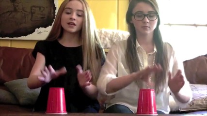 _when I'm Gone_ cover by Sabrina and Sarah Ft. the cups