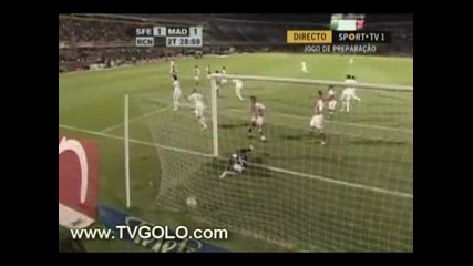 08.08 Санта Фе - Реал Мадрид 1:2 Рафаел Ван Дер Варт красив гол