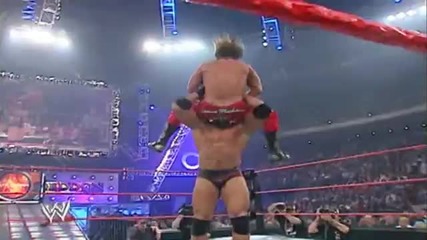 Batista Bomb Into Sweet Chin Music - Hd Armageddon 2003