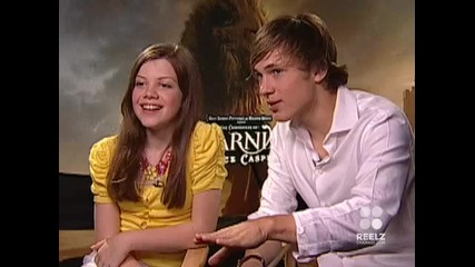 Narnia 2 Prince Caspian - The Pevensie Kids Speak 