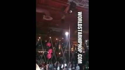 Raising The Bar: Lil Duval Records Stripper Climbing Up The Pole Like No Other! 