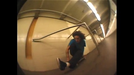 Скаитинг в метрото на New York