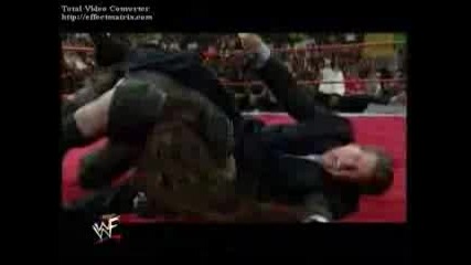 Undertaker & Kane Break Vince Mcmahon Leg