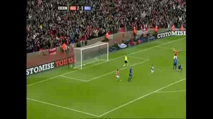 Арсенал - Манчестер Юнайтед 2:1 2-Ри Гол На Насри