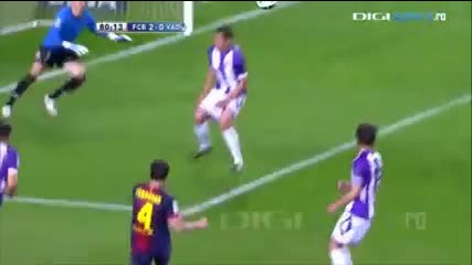 La liga 2013 - Барселона 2:1 Валядолид