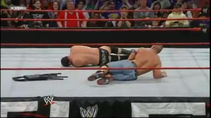 John Cena - Diving Leg Bulldog with a Chair