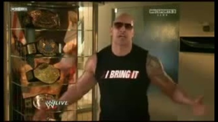 Wwe Raw 2/28/11 - The Rocks Responce to John cenas Thuganomics 