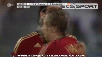 United Arab Emirates - Germany 0 - 4 (2 - 7,  2 6 2009)
