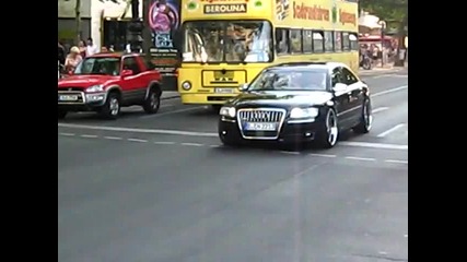 Tuned Audi S8 at Berlin Kudamm