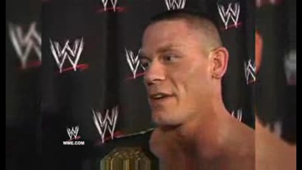 Armageddon 2008 - Интервю С John Cena