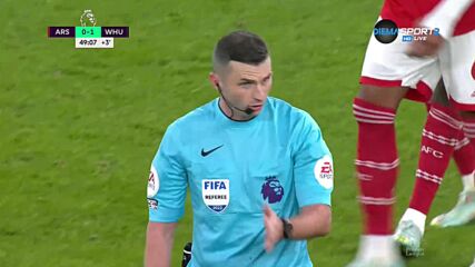 Арсенал - Уест Хям 0:1 /първо полувреме/