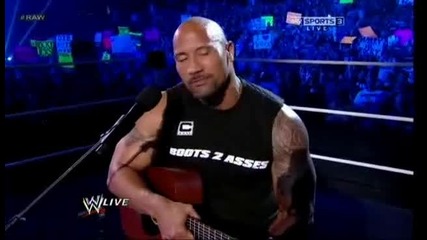 The Rock Concert Wwe Raw 12.03.2012
