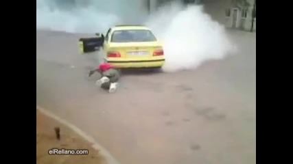 Bmw M Tonto derrapando Stupid idiot skidding Good Luck