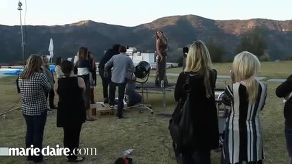 Miley Cyrus - Marie Claire (behind the scenes) 