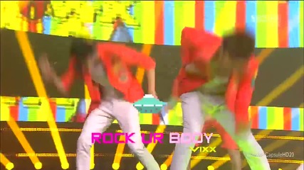 (hd) Vixx - Rock ur body ~ Inkigayo (26.08.2012)