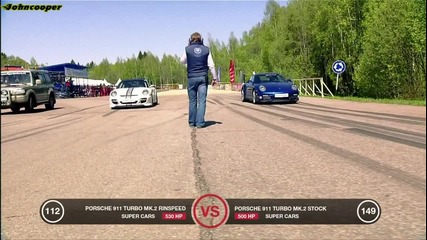 Porsche 911 Turbo Rinspeed vs Porsche 911 Turbo stock