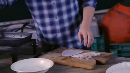 Сепия на скара - Jamie Oliver - Chargrilled Squid