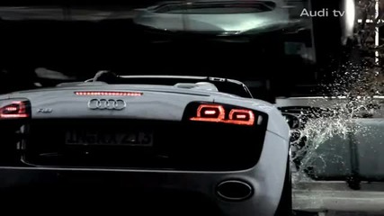 Жестока реклама с Audi R8 Spyder