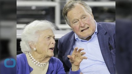 Ex-President George H.W. Bush Leaves Hospital