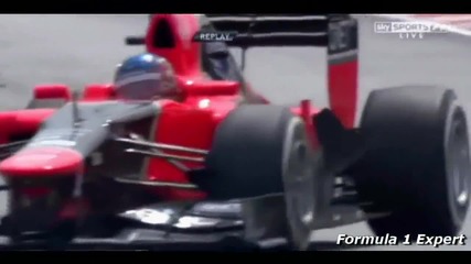 F1 Гран при на Малайзия 2012 - избрани моменти от Fp 2 [2][hd]
