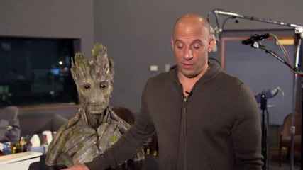 Звездата Вин Дизел в интервю за филма си Пазители на Галактиката (2014)