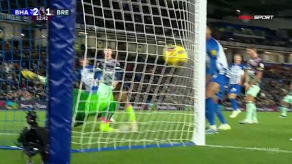 Brighton and Hove Albion with a Goal vs. Brentford