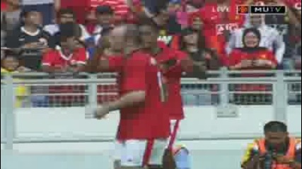 Asia Tour 2009 - Malaysia Xi 2 - 3 Manchester United [ All Goals 18.07.09 ]