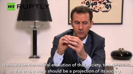 Bashar Assad Interview - ISIS 'Product of the West'