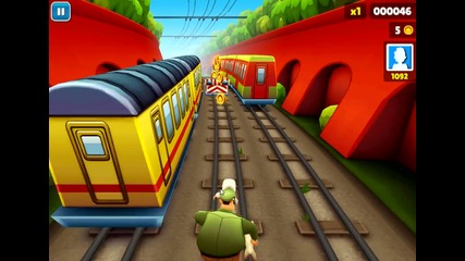 Subway Surfers Epizode #4 (извинете,че е малък но играя от 1 ден)