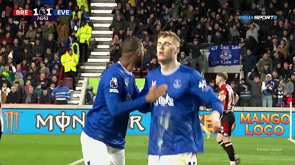 Goal by Everton