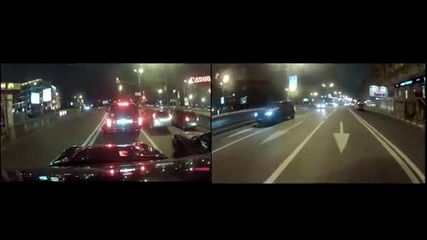 Porsche Cayenne полудява по руските пътища