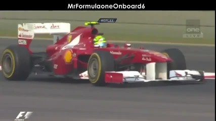 F1 Гран при на Индия 2011 - Massa си чупи окачването на квалификациите [hd]