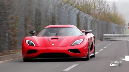 "рaкета"- Koenigsegg Agera R - 402km/h on the Nurburgring!
