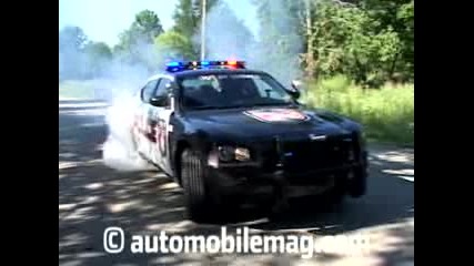 Dodge Charger Police Car Burnouts!!