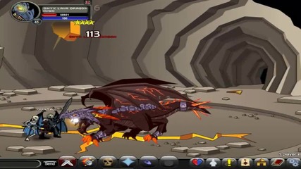 Aqw necromancer vs Onyx Lava Dragon