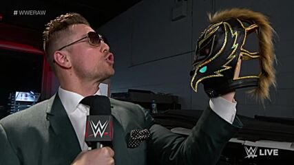 The Miz gifts Rey Mysterio’s mask to Logan Paul: Raw, March 21, 2022