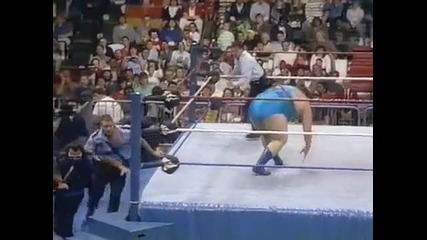 Кеч класика:wwf-earthquake vs The Big Boss Man